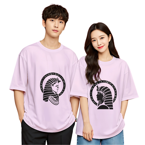 King and Queen Oversized Couple Tee