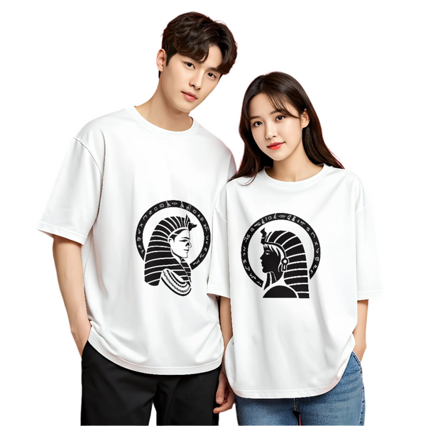 King and Queen Oversized Couple Tee