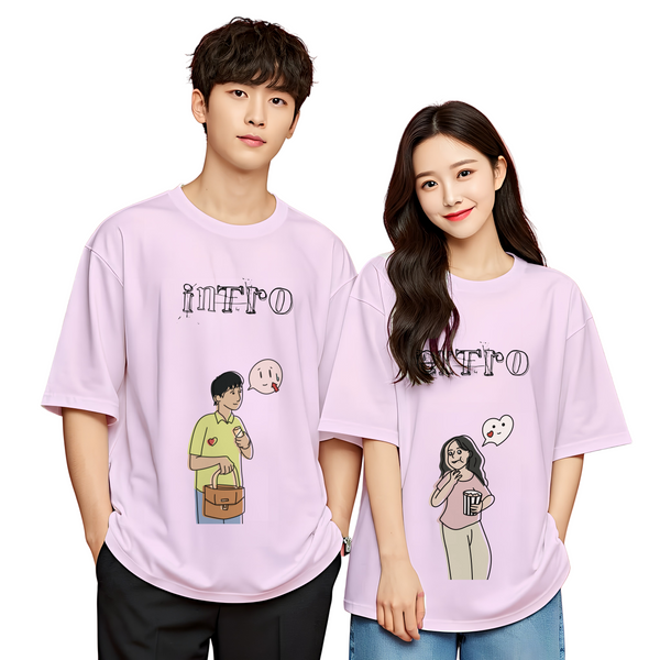 Intro Extro Oversized Couple Tee