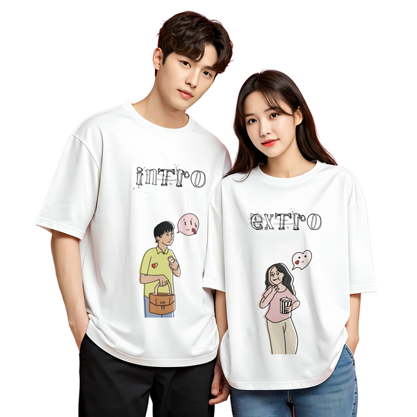 Intro Extro Oversized Couple Tee