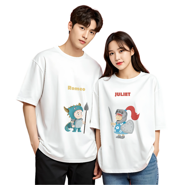 Romeo Juliet Oversized Couple Tee