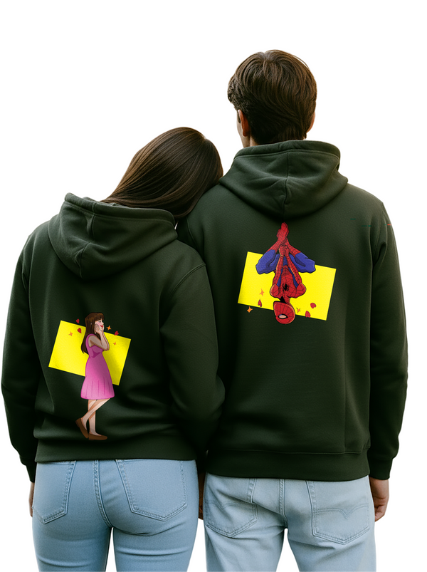 Spiderman Jane Couple Hoodie