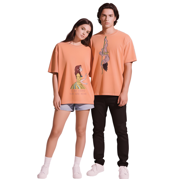 Sketch the Spark Oversized Couple Tee