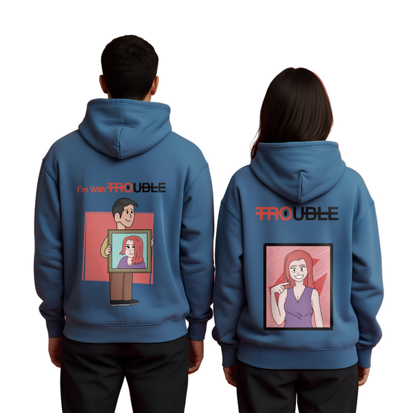 Love Trouble Couple Hoodie