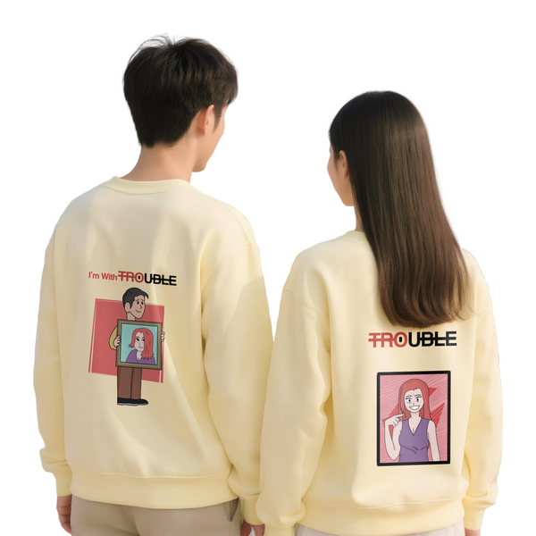 Love Trouble Couple Sweatshirt
