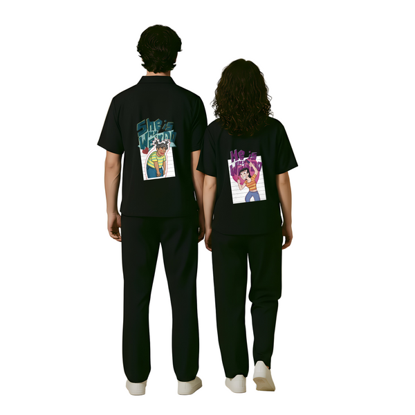 Weirdo Oversized Couple Co-Ord Set