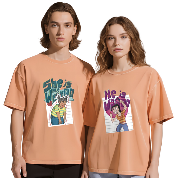 Weirdo Oversized Couple Tee